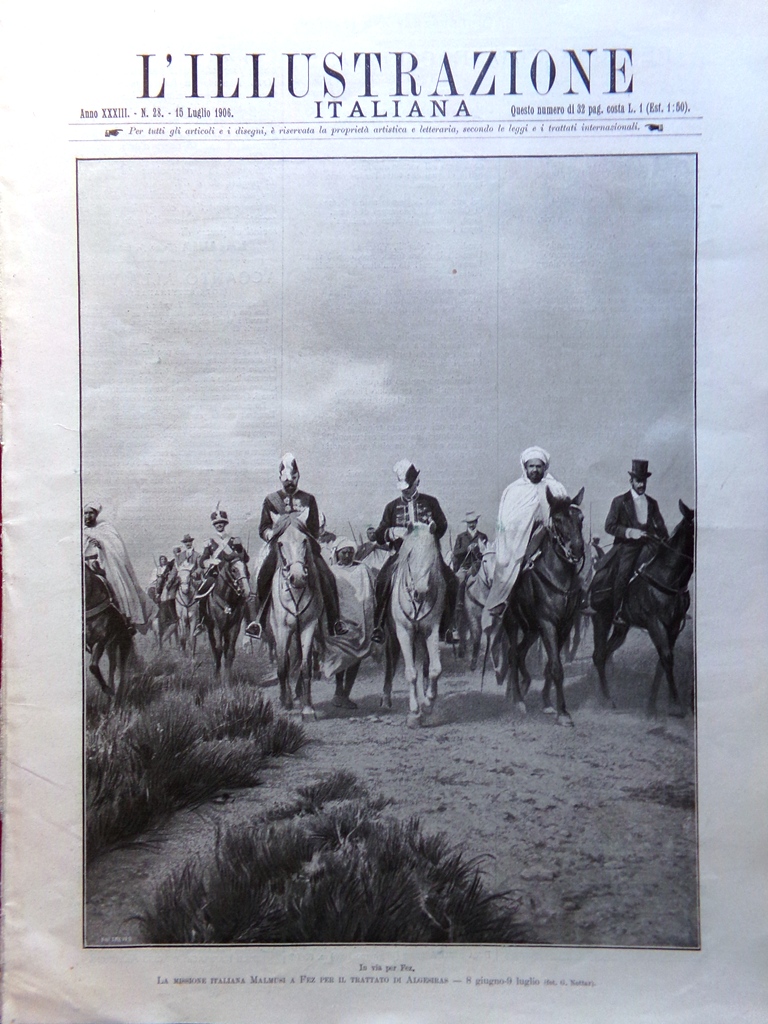 L'Illustrazione Italiana 15 Luglio 1906 Speciale Belle Arti Milano Wellman …