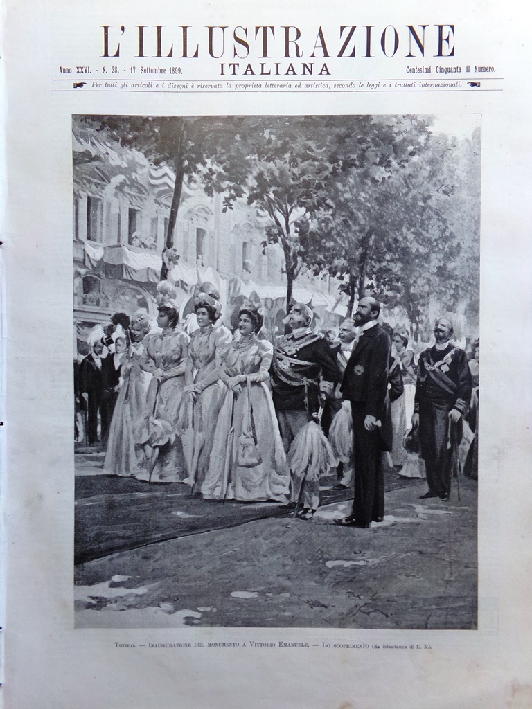 L'Illustrazione Italiana 17 Settembre 1899 Sentenza Rennes Dreyfus Perosi Torino