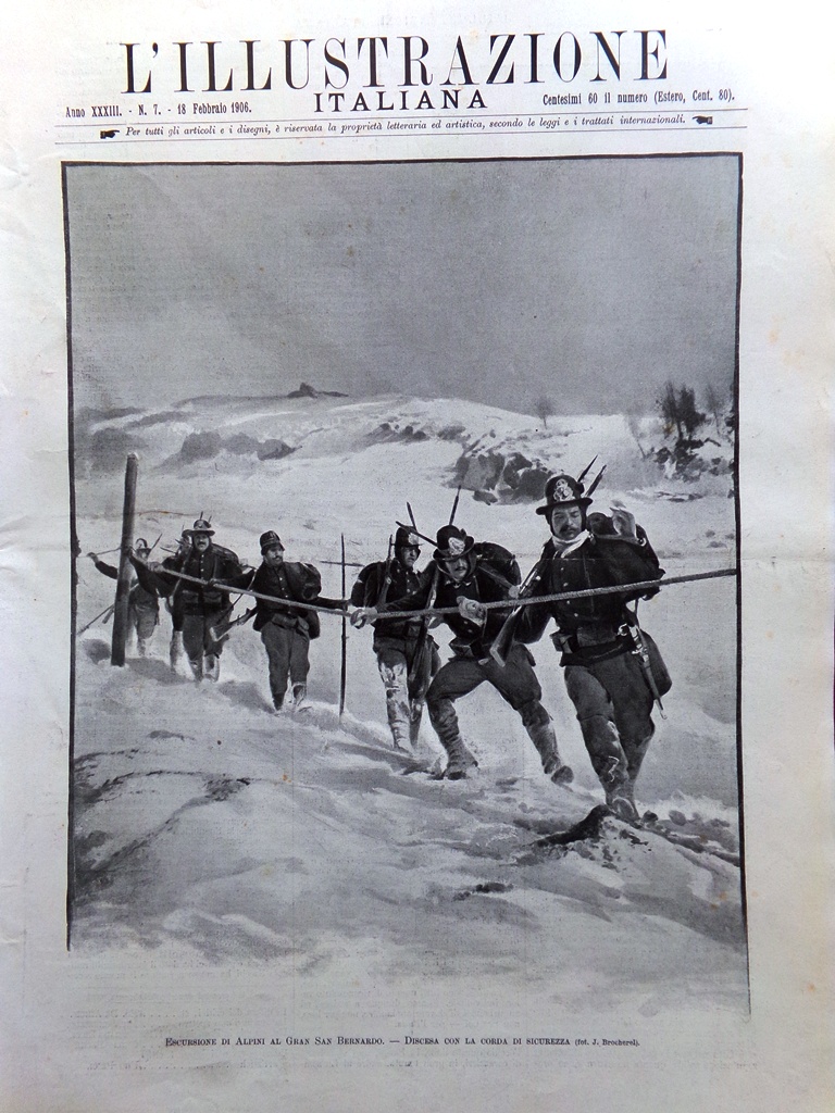 L'Illustrazione Italiana 18 Febbraio 1906 Russia Galati Spedizione Charcot Desio