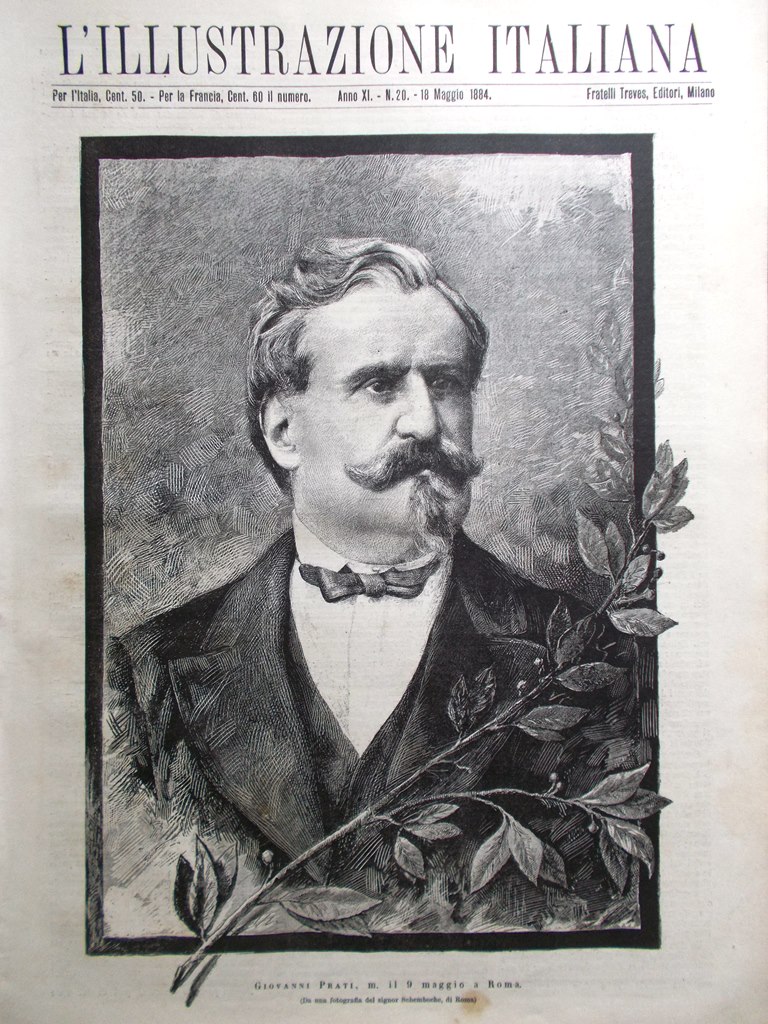 L'Illustrazione Italiana 18 Maggio 1884 Prati Pompei Bellaggio Città di …