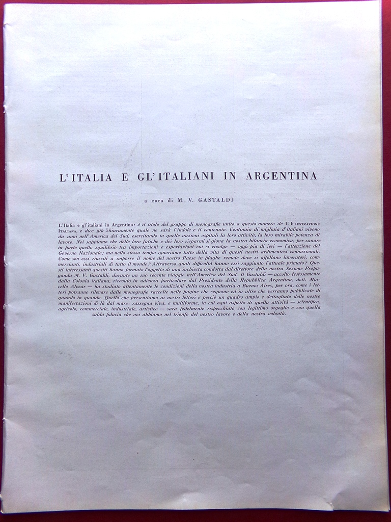 L'Illustrazione Italiana 1926 Numero Speciale Italia e gli Italiani in …