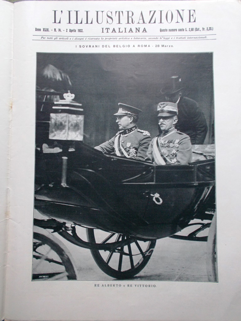 L'Illustrazione Italiana 2 Aprile 1922 Fascismo Villa Medici Donà di …