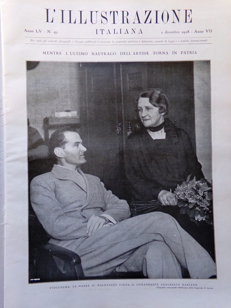 L'Illustrazione Italiana 2 Dicembre 1928 Petrarca Arezzo Pindemonte Barbara Arte