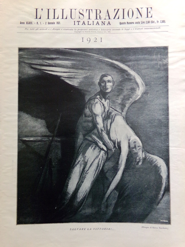 L'Illustrazione Italiana 2 Gennaio 1921 Cantrida Fiume D'Annunzio Orlando Soviet