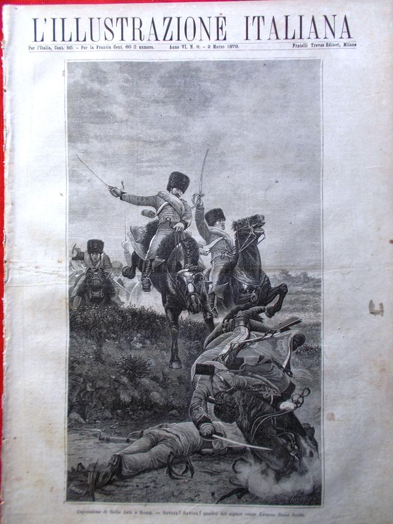 L'Illustrazione Italiana 2 Marzo 1879 Corsa Barberi Maometto II Pagliano …