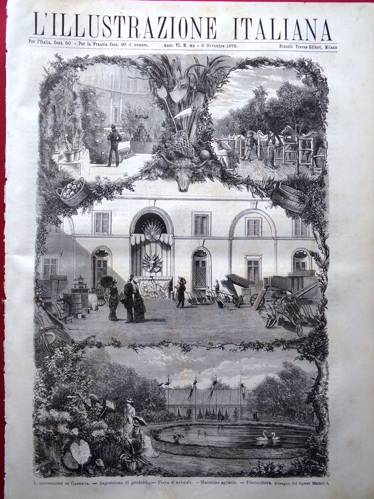 L'Illustrazione Italiana 2 Novembre 1879 Caduti Roma Duprez Zola Michiel …