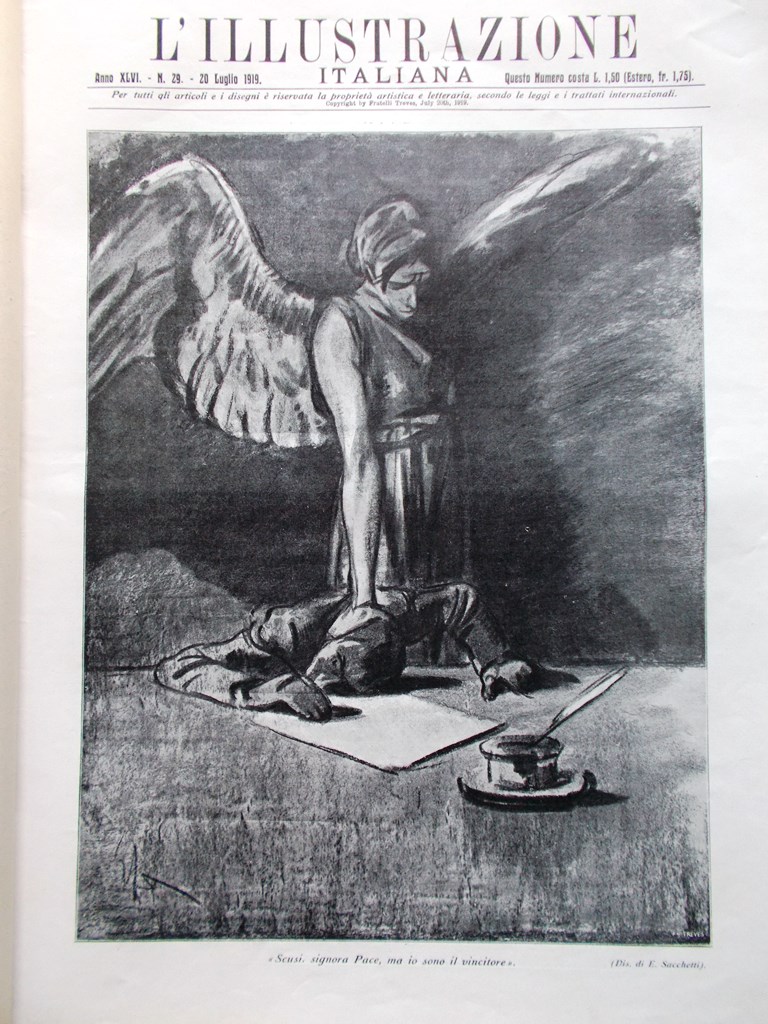 L'Illustrazione Italiana 20 Luglio 1919 Mameli Bolscevismo Budapest Patacca Pace