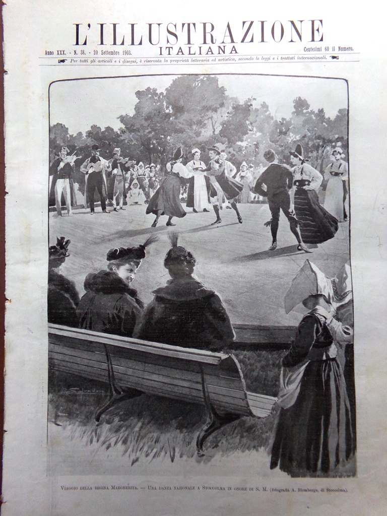L'Illustrazione Italiana 20 Settembre 1903 Margherita Vallombrosa Assisi Asmara