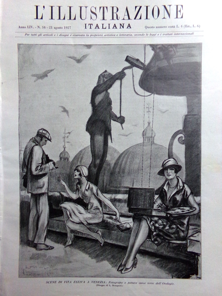 L'Illustrazione Italiana 21 Agosto 1927 Provincia Bolzano Lavori Pubblici Raggi