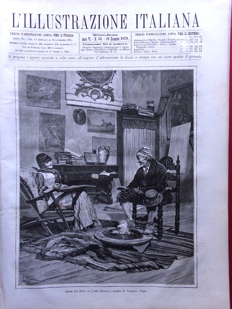 L'Illustrazione Italiana 21 Dicembre 1879 Cecilia Cossa Nozze Re di …