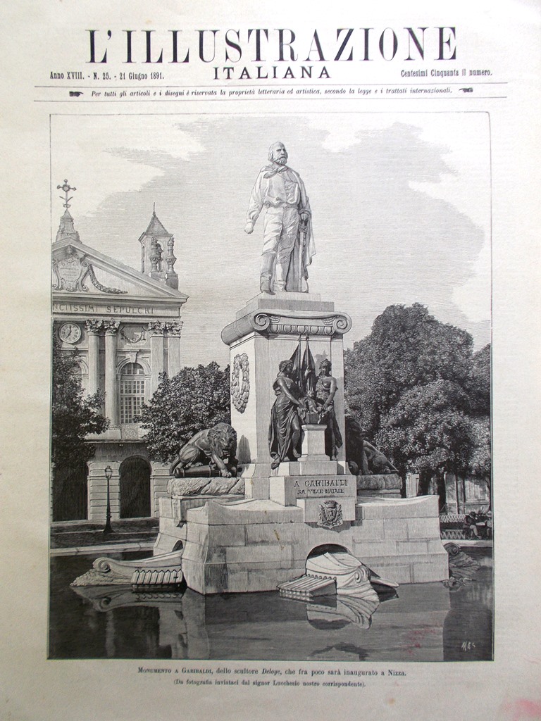 L'Illustrazione Italiana 21 Giugno 1891 Olevano Romano Fanoli Curci Poligono …