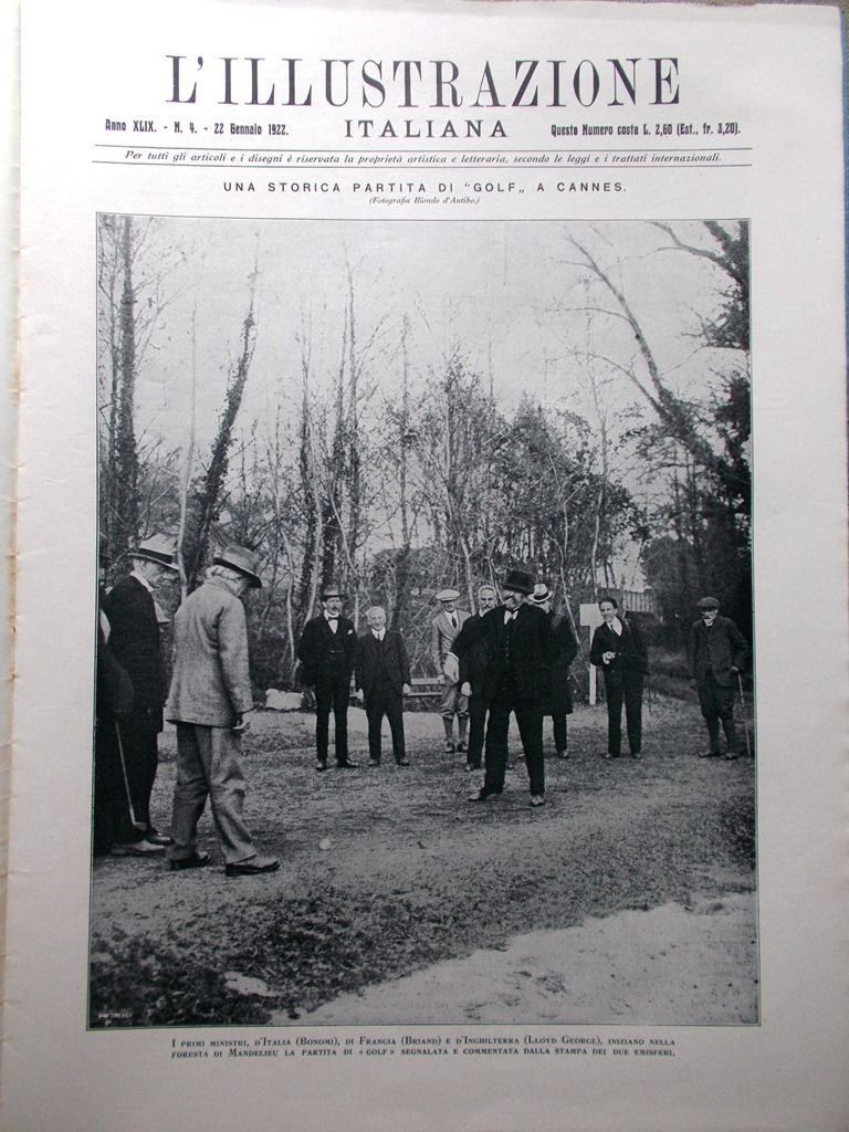 L'Illustrazione Italiana 22 Gennaio 1922 Eleonora Duse Adige Villa del …