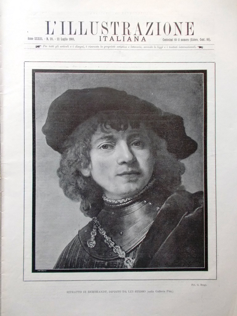 L'Illustrazione Italiana 22 Luglio 1906 Centenario Rembrandt Guglielmo II Duma
