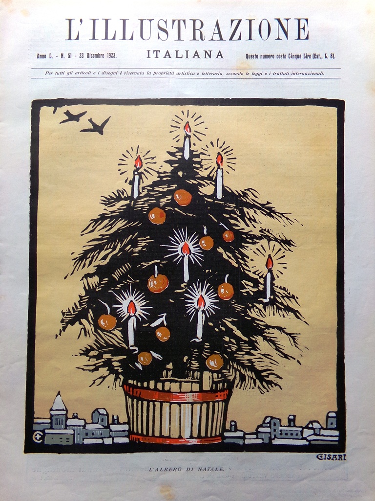 L'Illustrazione Italiana 23 Dicembre 1923 Gallignani Galeffi Vesuvio Strade Roma