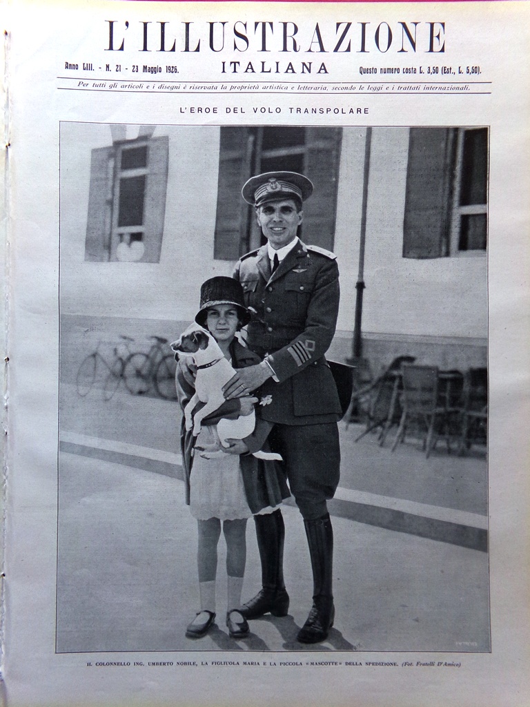 L'Illustrazione Italiana 23 Maggio 1926 Nobile Norge Stravinski Polonia Perugia