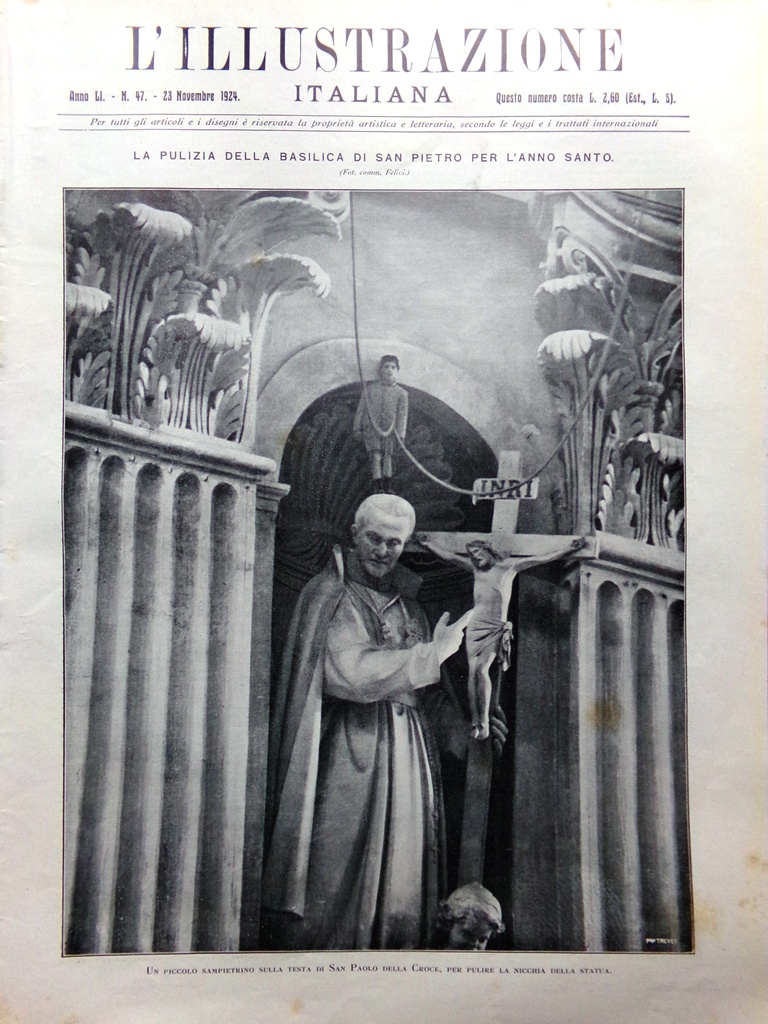 L'Illustrazione Italiana 23 Novembre 1924 Scavi Leptis Magna Grazia Deledda …