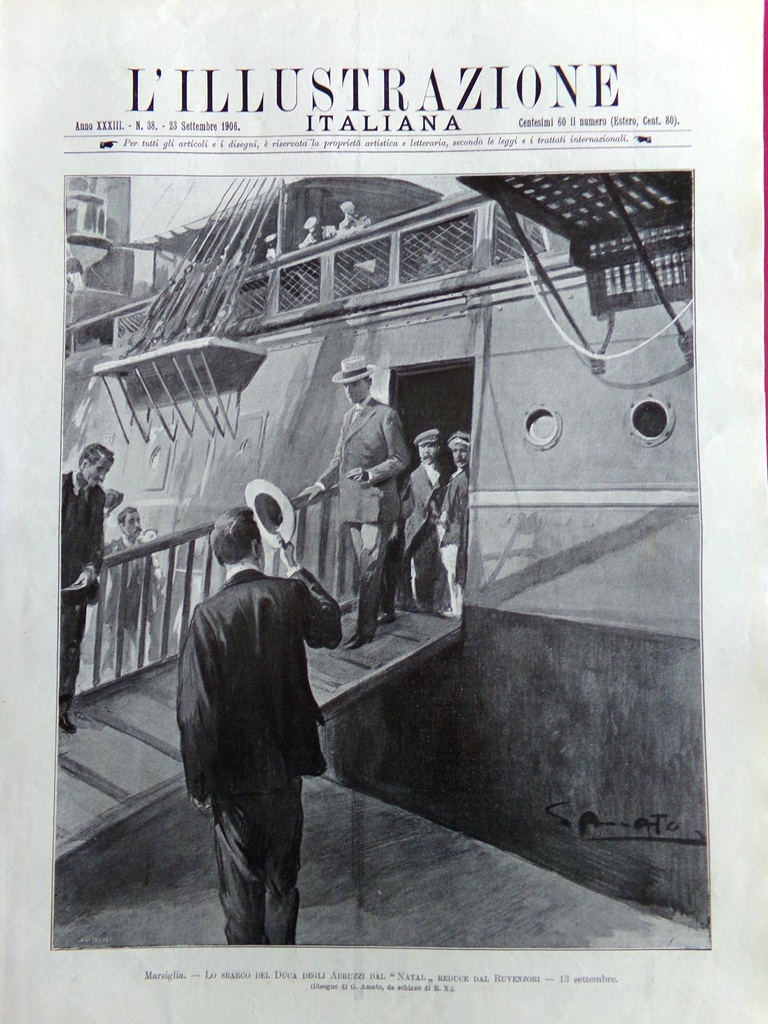 L'Illustrazione Italiana 23 Settembre 1906 Strage Siedlce Caruso Stringher Wernz