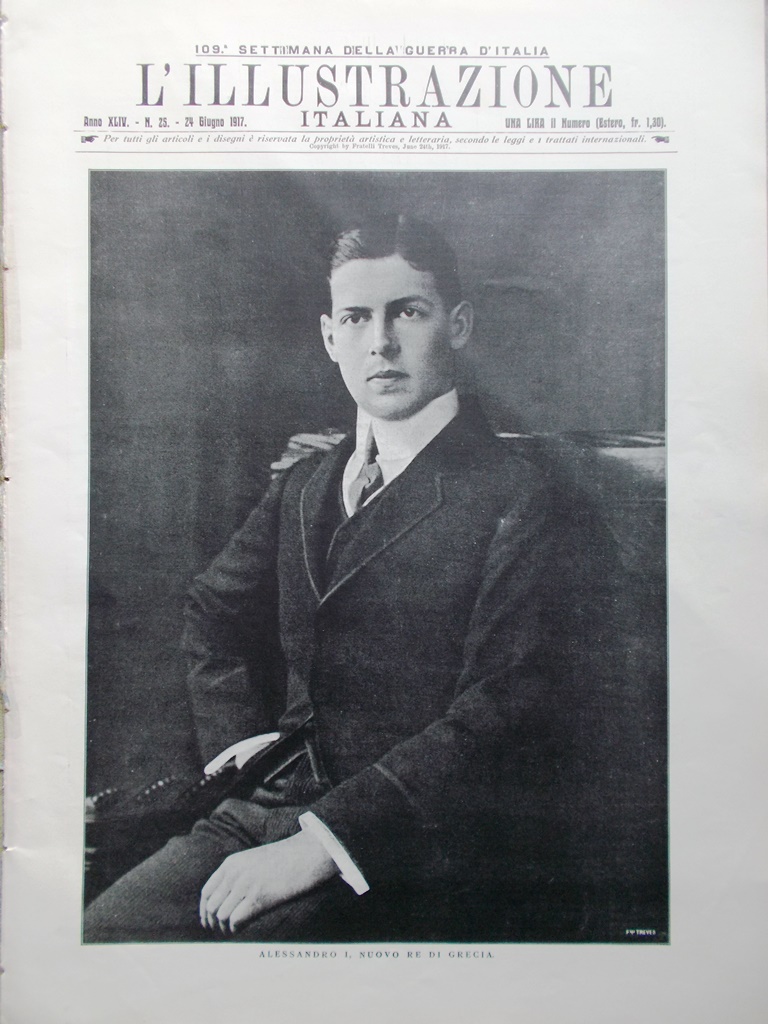 L'Illustrazione Italiana 24 Giugno 1917 WW1 Mowe Macedonia Grecia Astico …