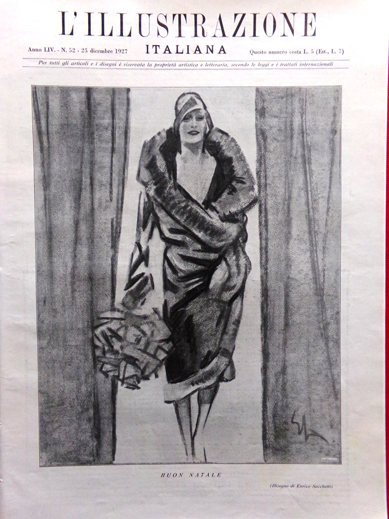 L'Illustrazione Italiana 25 Dicembre 1927 Presepio Scopinich Murano Agricoltura