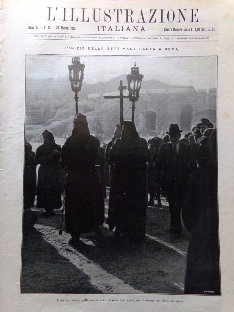 L'Illustrazione Italiana 25 Marzo 1923 Tutankhamon Luxor Parenzo Istria Milena