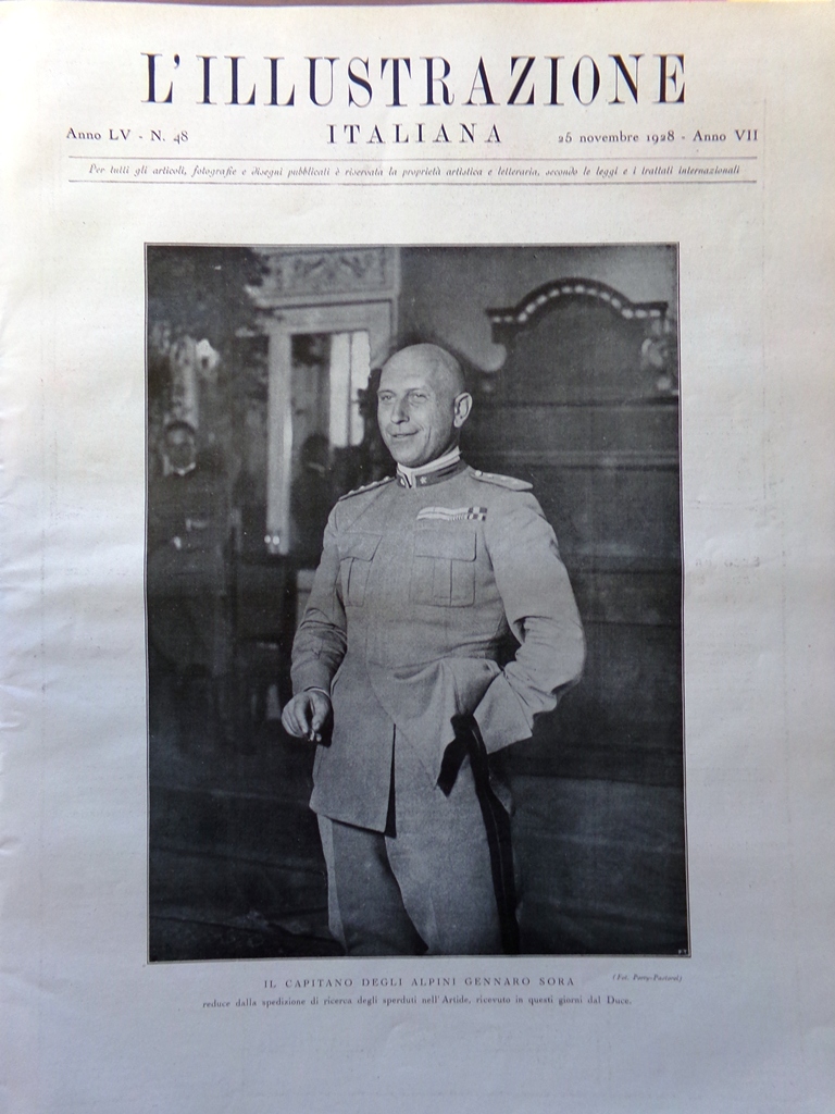L'Illustrazione Italiana 25 Novembre 1928 Sora Ojetti Nobel Cracovia Durero …