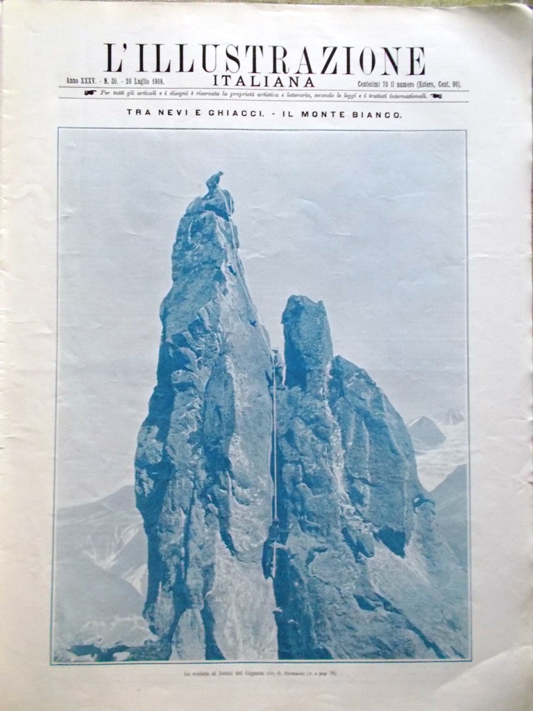 L'illustrazione Italiana 26 Luglio 1908 Olimpiadi di Londra Maccari Monte …