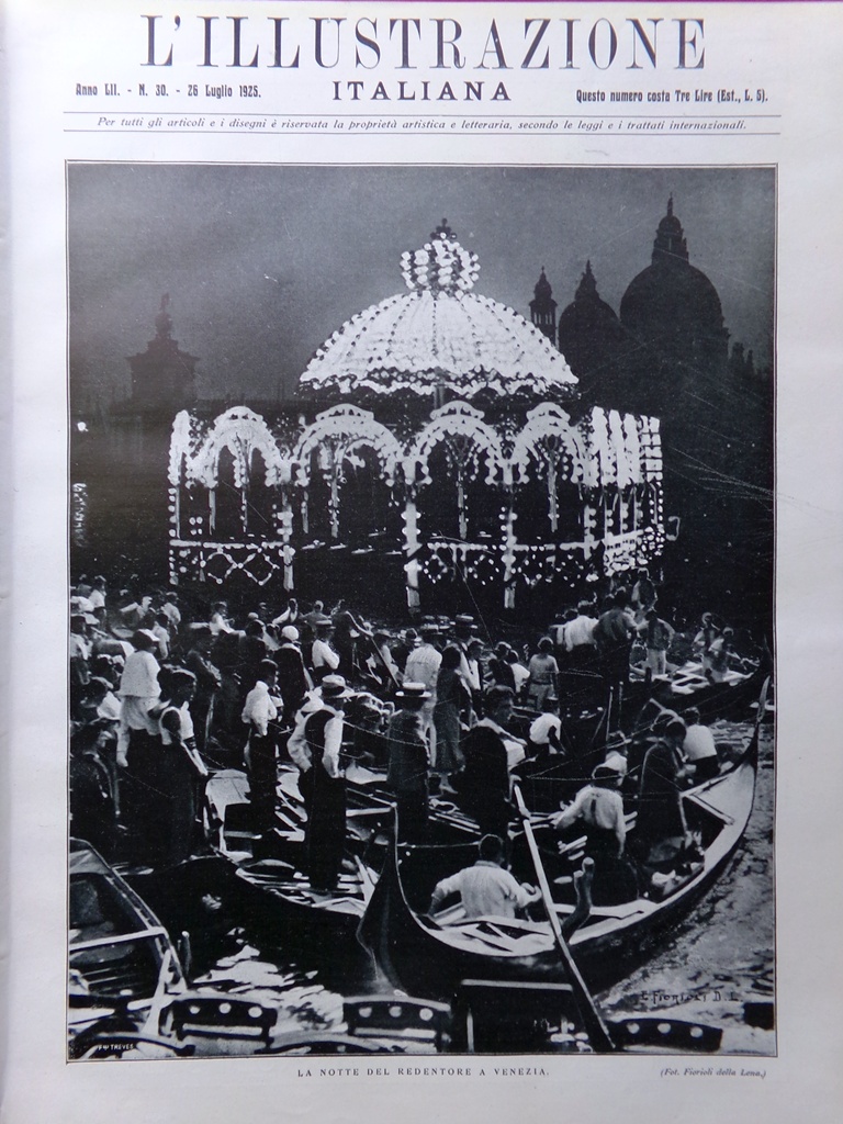 L'Illustrazione Italiana 26 Luglio 1925 Terremoto California Tesori del Vaticano