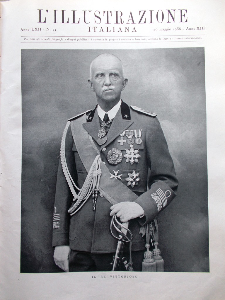 L'Illustrazione Italiana 26 Maggio 1935 Italia Guerra Battisti D'Annunzio Milite