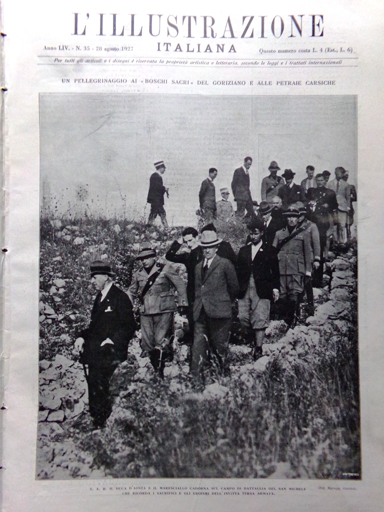 L'Illustrazione Italiana 28 Agosto 1927 Sacco Vanzetti San Rocco Cirenaica …