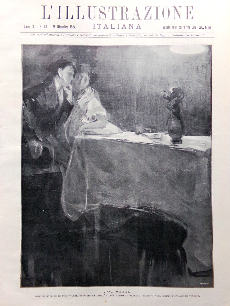L'Illustrazione Italiana 28 Dicembre 1924 Poste Mostra Vaticano Pacchetti Sala
