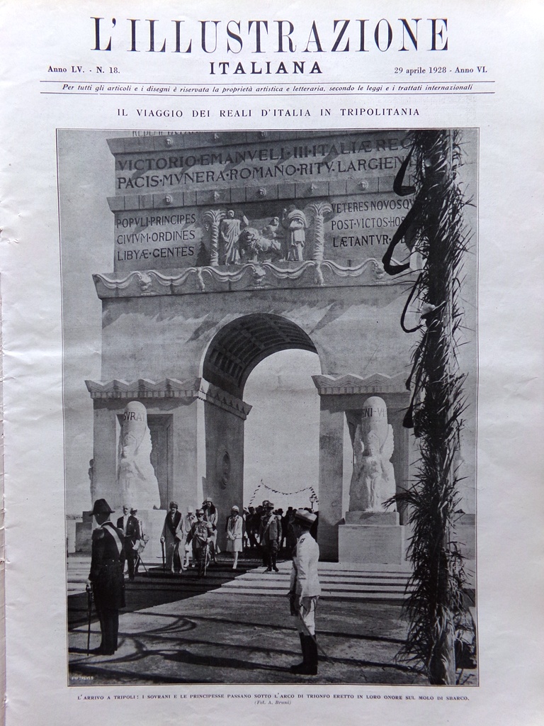 L'Illustrazione Italiana 29 Aprile 1928 Martini Nobile Aeroporto Roma Avana …