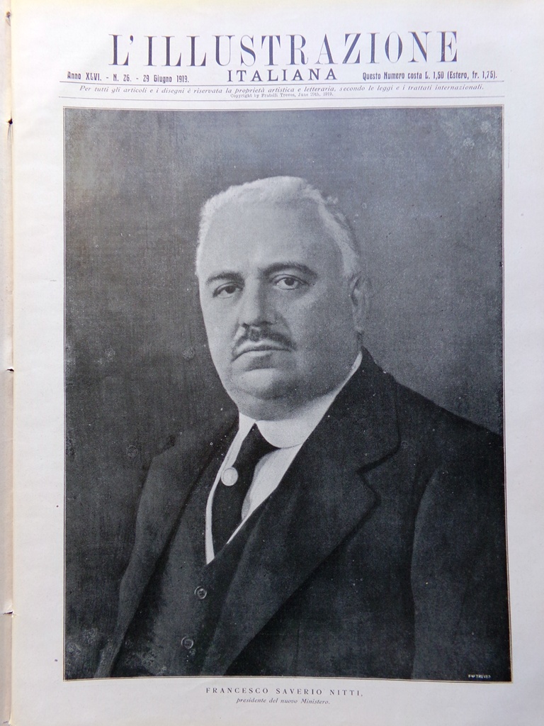 L'Illustrazione Italiana 29 Giugno 1919 Ministero Nitti Dalmazia Tallone Tandura