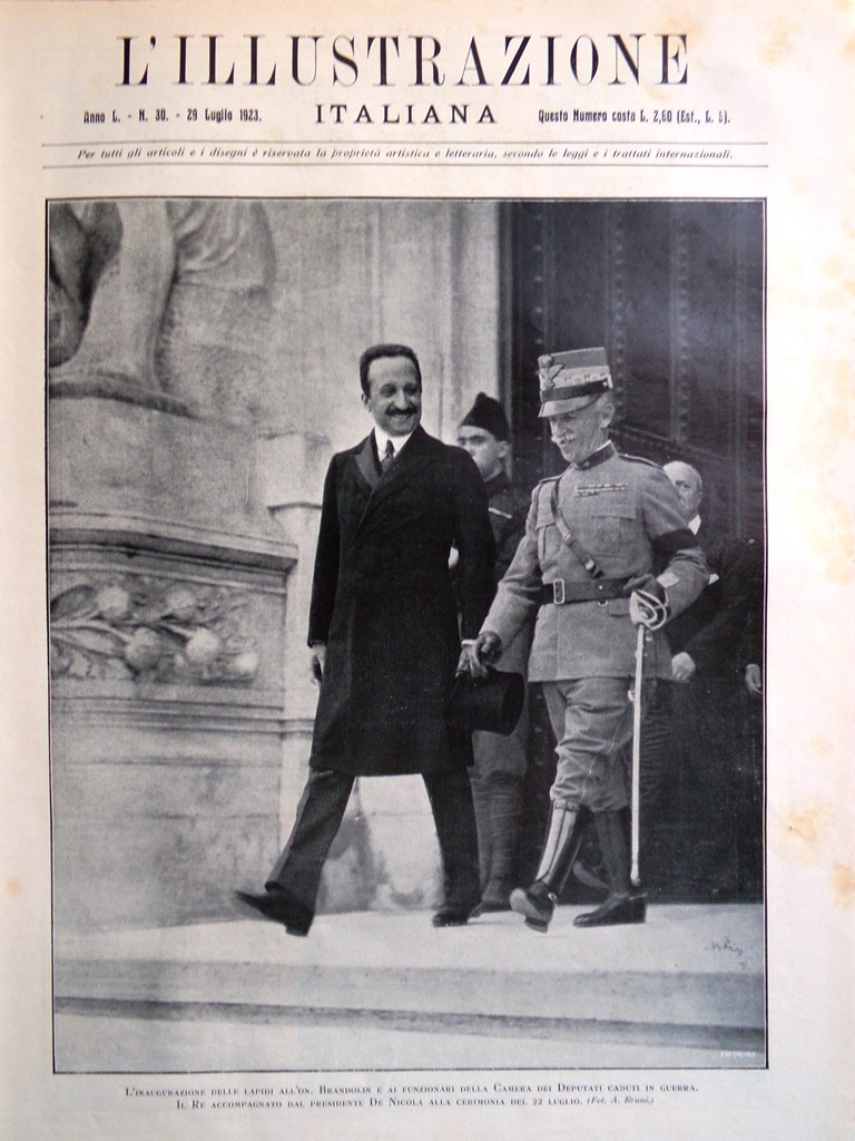 L'Illustrazione Italiana 29 Luglio 1923 Emigrazione USA Sorel Londra Rockefeller