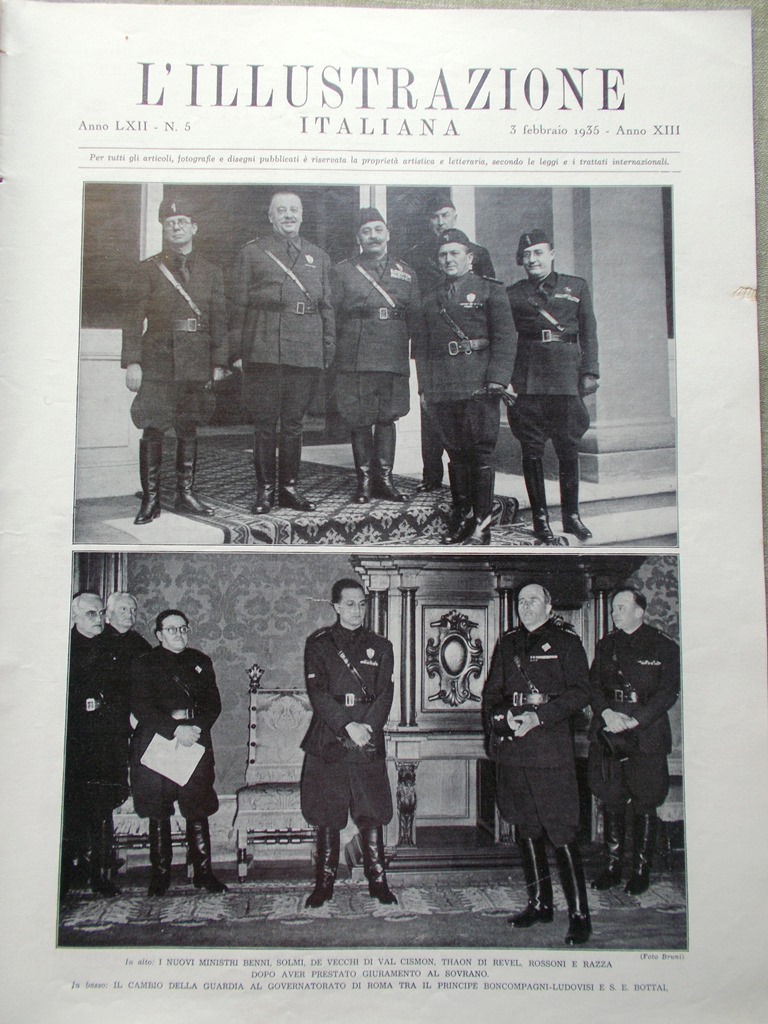 L'Illustrazione Italiana 3 Febbraio 1935 Beccari Sicomoro Macheronte Mato Grosso