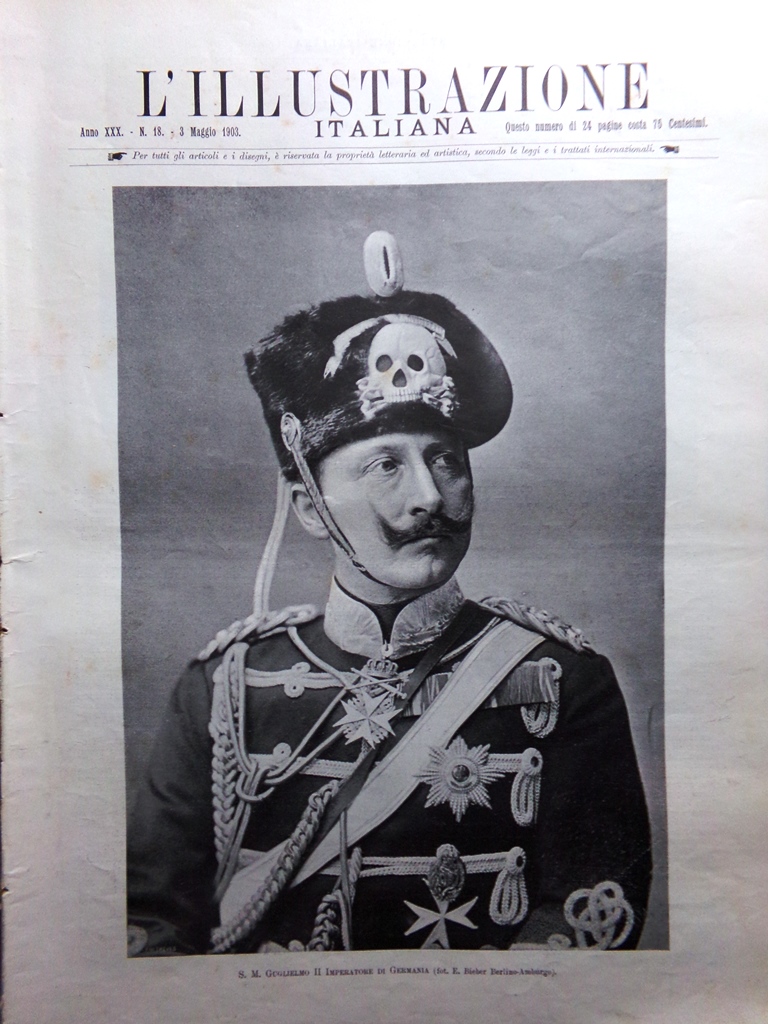 L'Illustrazione Italiana 3 Maggio 1903 Edoardo VII in Italia Campanile …
