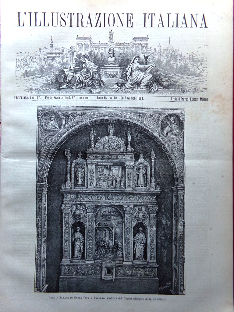 L'Illustrazione Italiana 30 Novembre 1884 Valtellina Concistoro Scrivia Bianchi