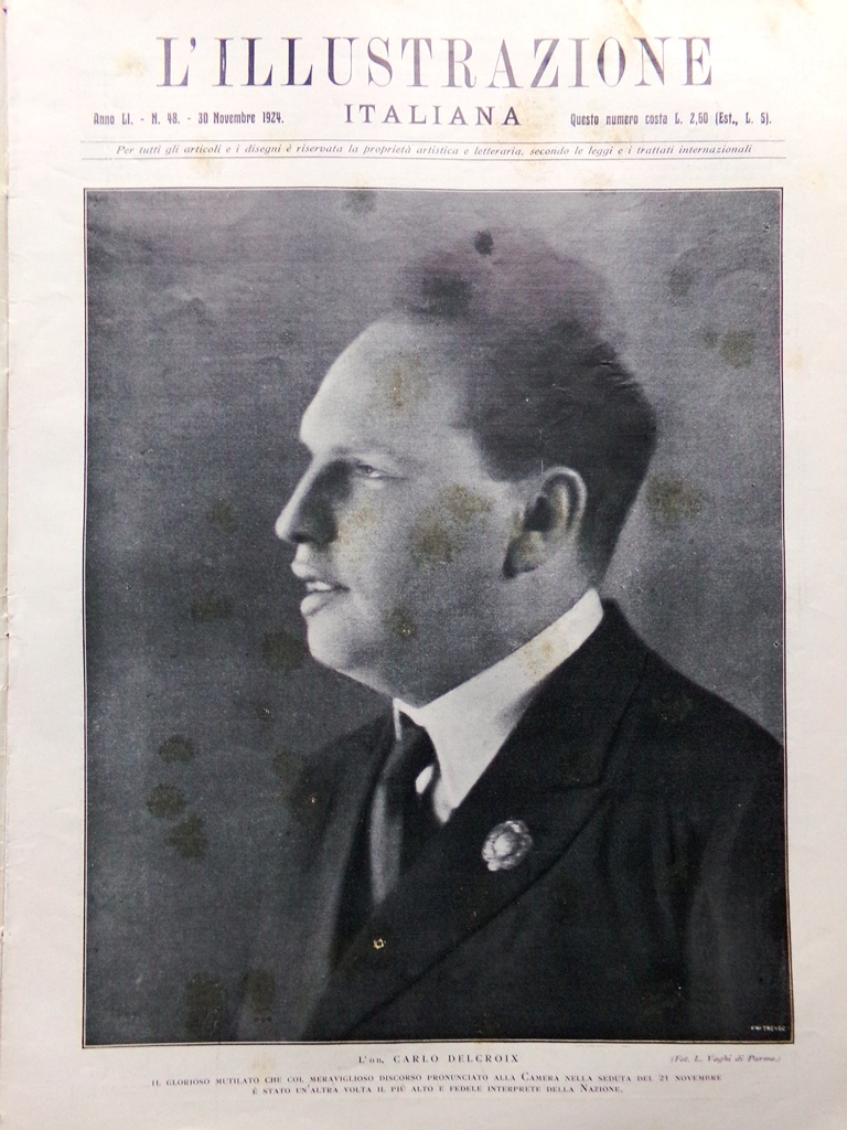 L'Illustrazione Italiana 30 Novembre 1924 Ungheria Marconi Terremoto Giava Siepi