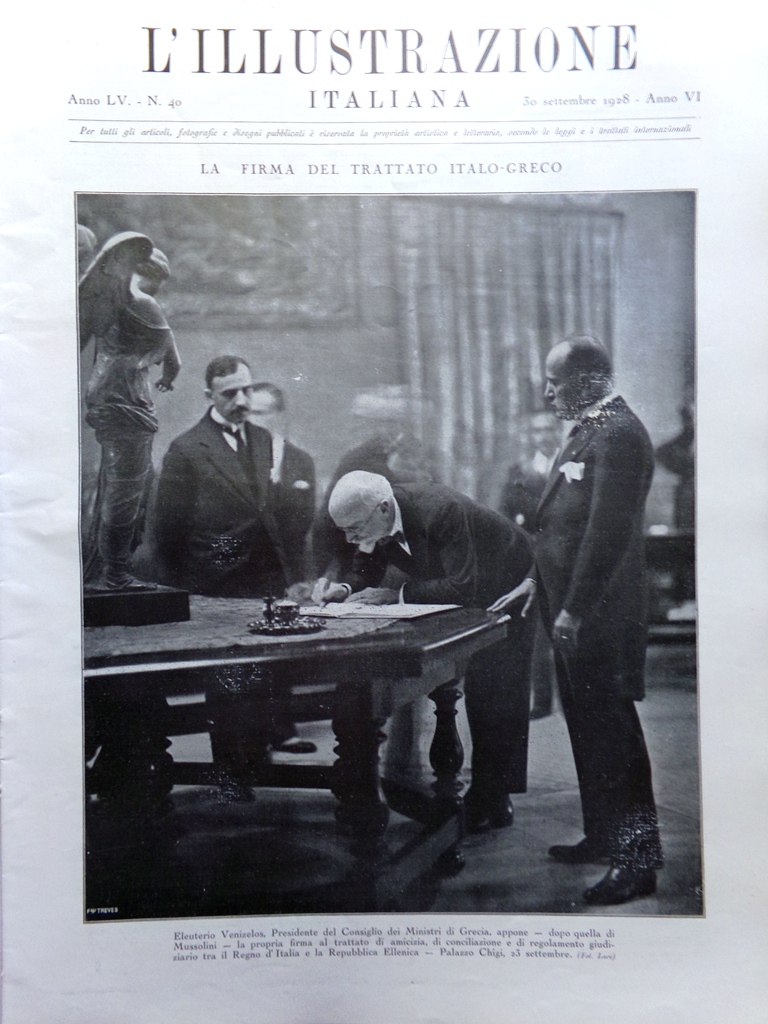 L'Illustrazione Italiana 30 Settembre 1928 Momostenango Venizelos Susegana Arquà