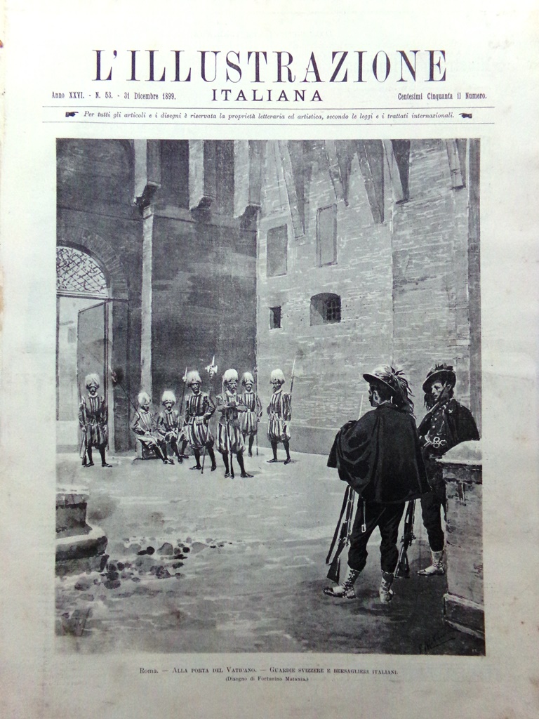 L'Illustrazione Italiana 31 Dicembre 1899 Vaticano Leone Frana Amalfi De …