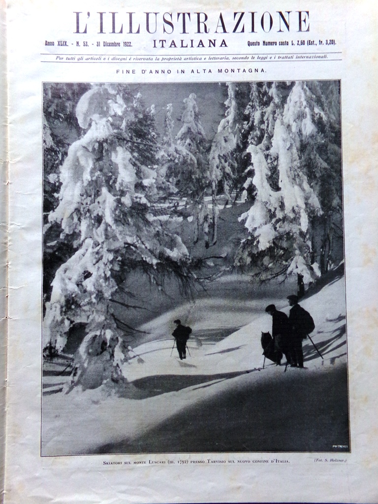 L'Illustrazione Italiana 31 Dicembre 1922 Austria Restituzioni Ministeri Luscari