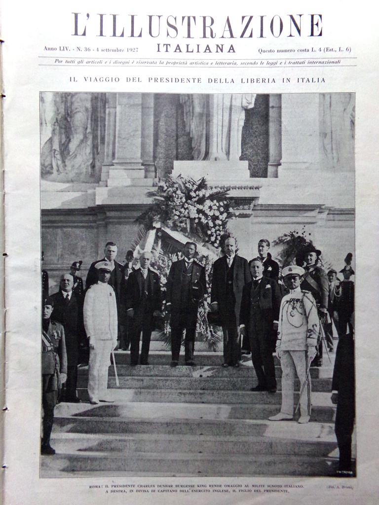 L'Illustrazione Italiana 4 Settembre 1927 Aviazione Potemkin D'Annunzio Saturnia