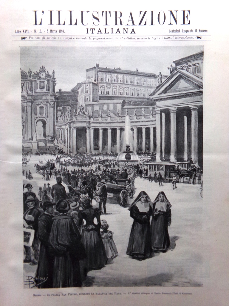 L'Illustrazione Italiana 5 Marzo 1899 Funerali di Faure Deroulede Guangxù …