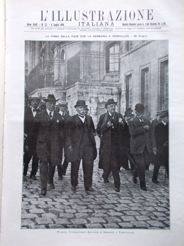 L'Illustrazione Italiana 6 Luglio 1919 Terremoto Mugello Niccolai Dalbono Genova