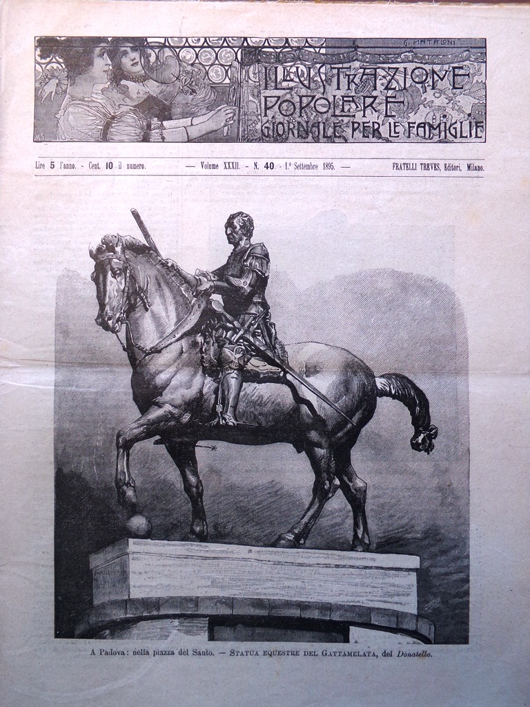 L'Illustrazione Popolare 1 Settembre 1895 Montenero Livorno Certosa Pavia Bonomi