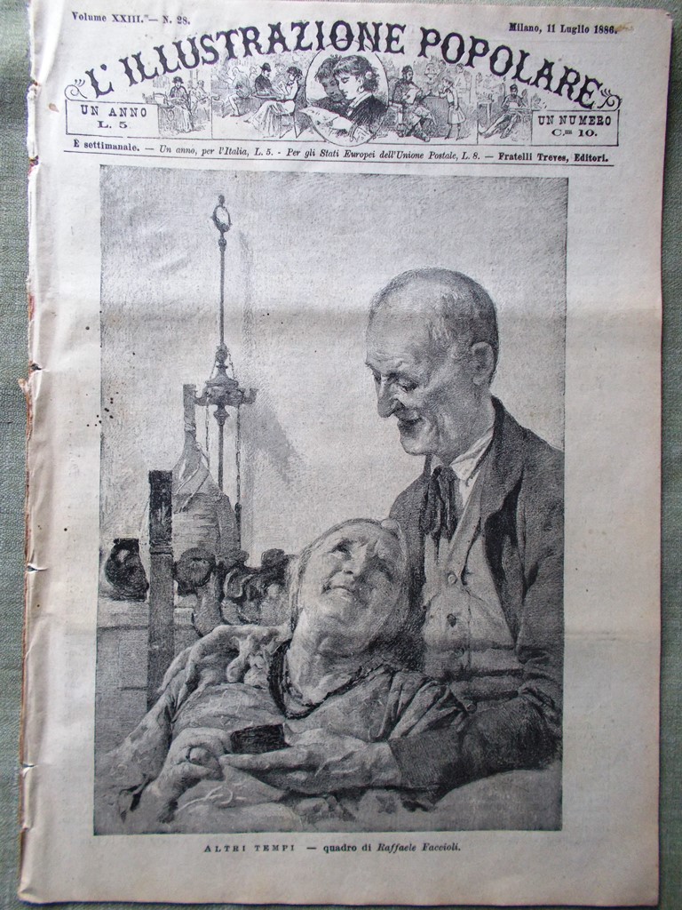 L'illustrazione Popolare 11 Luglio 1886 Italia Donati Ostiacchi Stuarda Rizzio