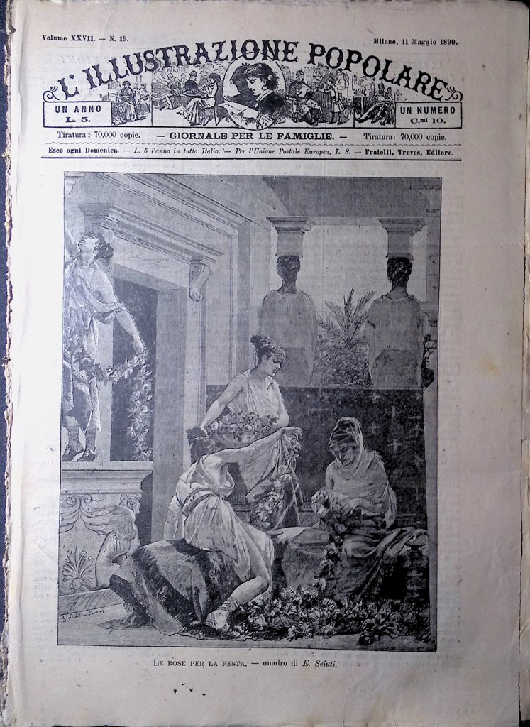 L'Illustrazione Popolare 11 Maggio 1890 Carnot Corse Bersaglio Tiro a …