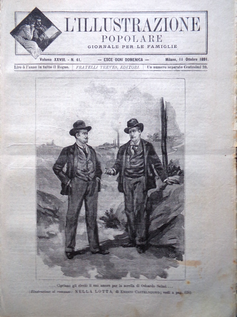 L'illustrazione Popolare 11 Ottobre 1891 Boulanger Fouquet Balmaceda Montserrat