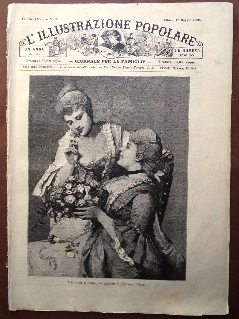 L'illustrazione Popolare 12 Maggio 1889 Esposizione Parigi Thiennes Eiffel Bruno