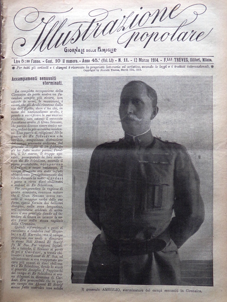 L'Illustrazione Popolare 12 Marzo 1914 Evoluzione Marconi Beolchi Ibsen Zandonai