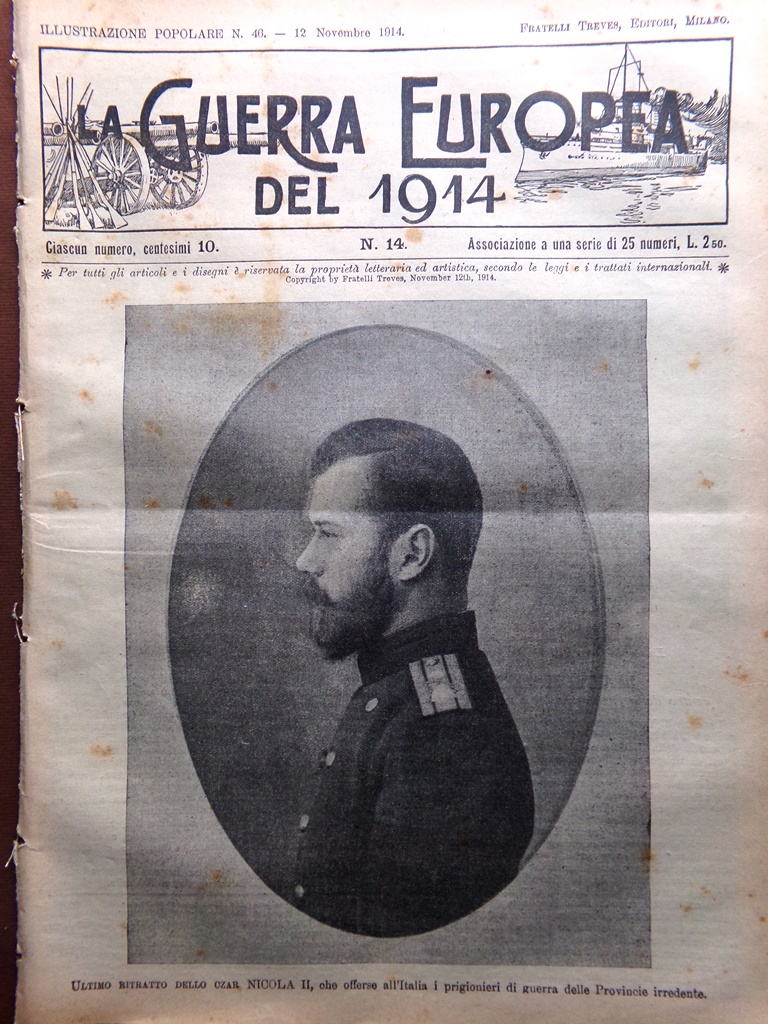 L'Illustrazione Popolare 12 Novembre 1914 WW1 Turchia in Guerra Highlanders …